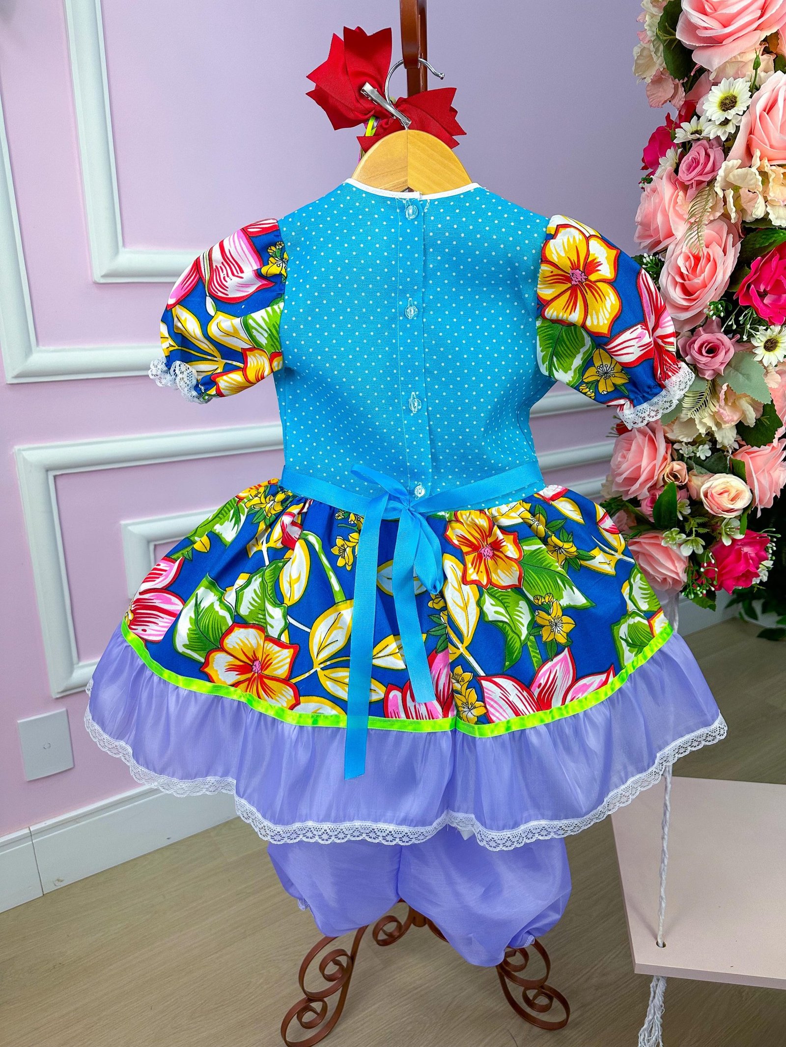 Vestido Junino Boneca Kelly - Imagem 3