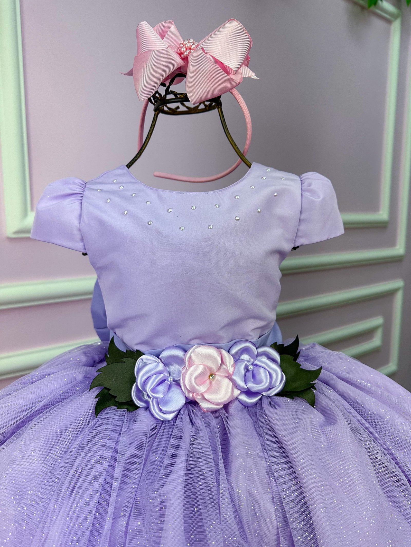 Vestido Juvenil Vila Lele Luiza Lilas - Imagem 2