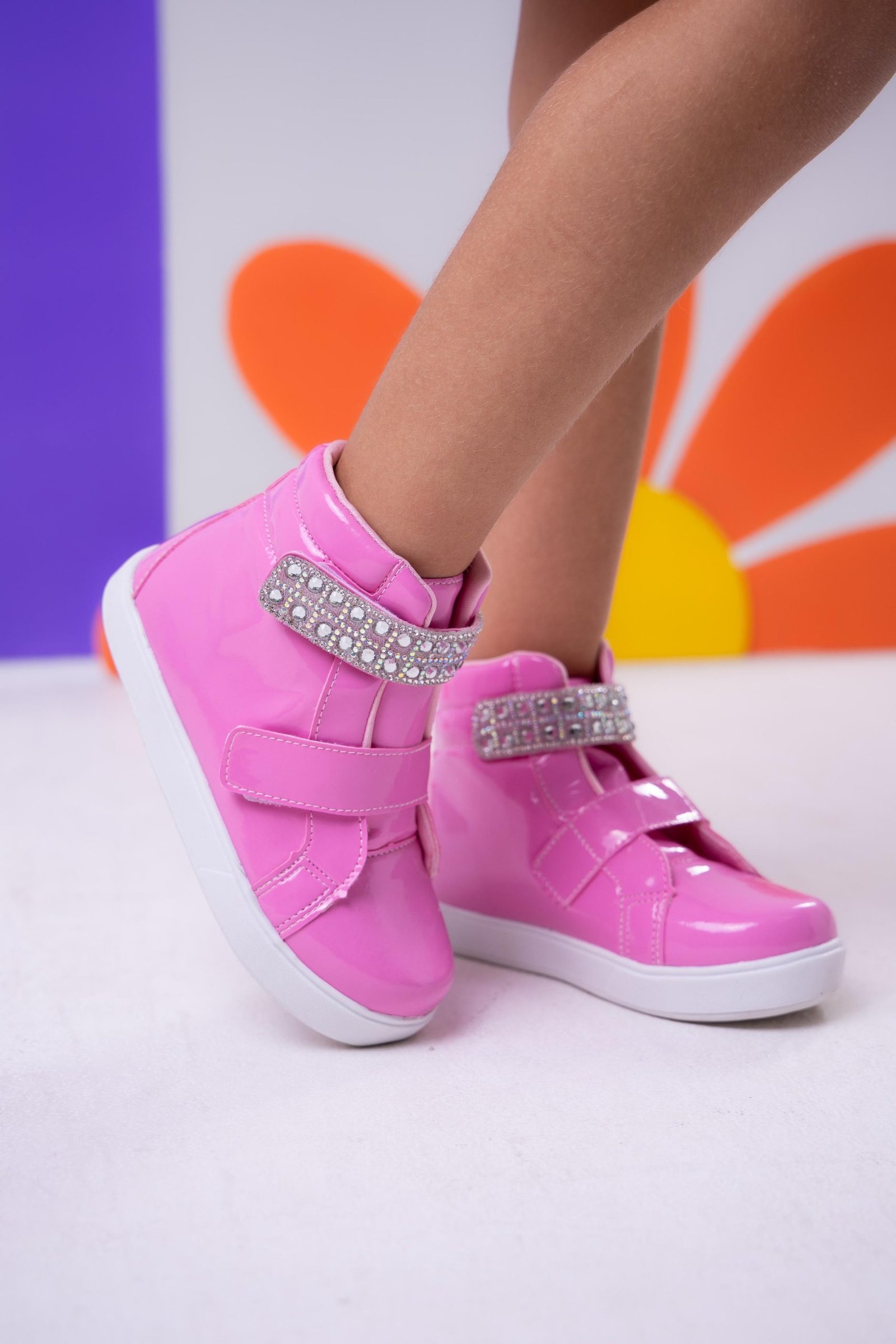 Tenis Bota D Milan Rosa Chiclete