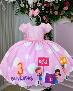 Vestido Tematicos Da Ysa 3 Palavrinhas