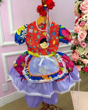Vestido Junino Boneca Catarina