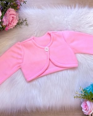 Casaco Bolero Soft Sofia Rosa