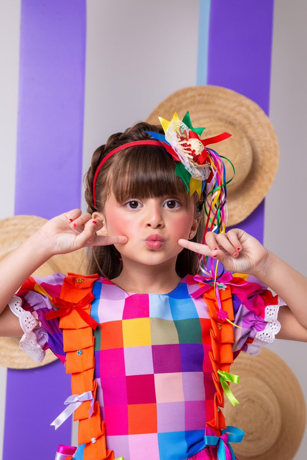 Vestido Marie Junino Arraia do Sertão Luxo Modelo 2 - Imagem 3