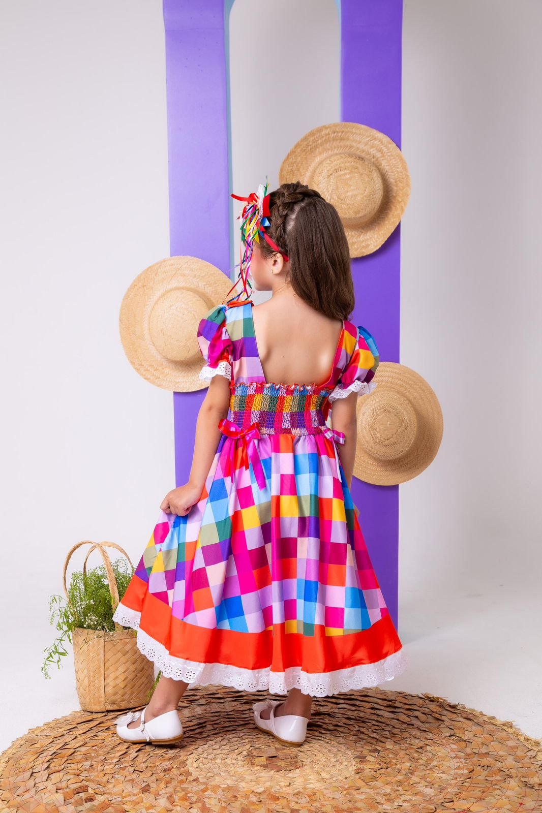 Vestido Marie Junino Arraia do Sertão Luxo Modelo 2 - Imagem 5