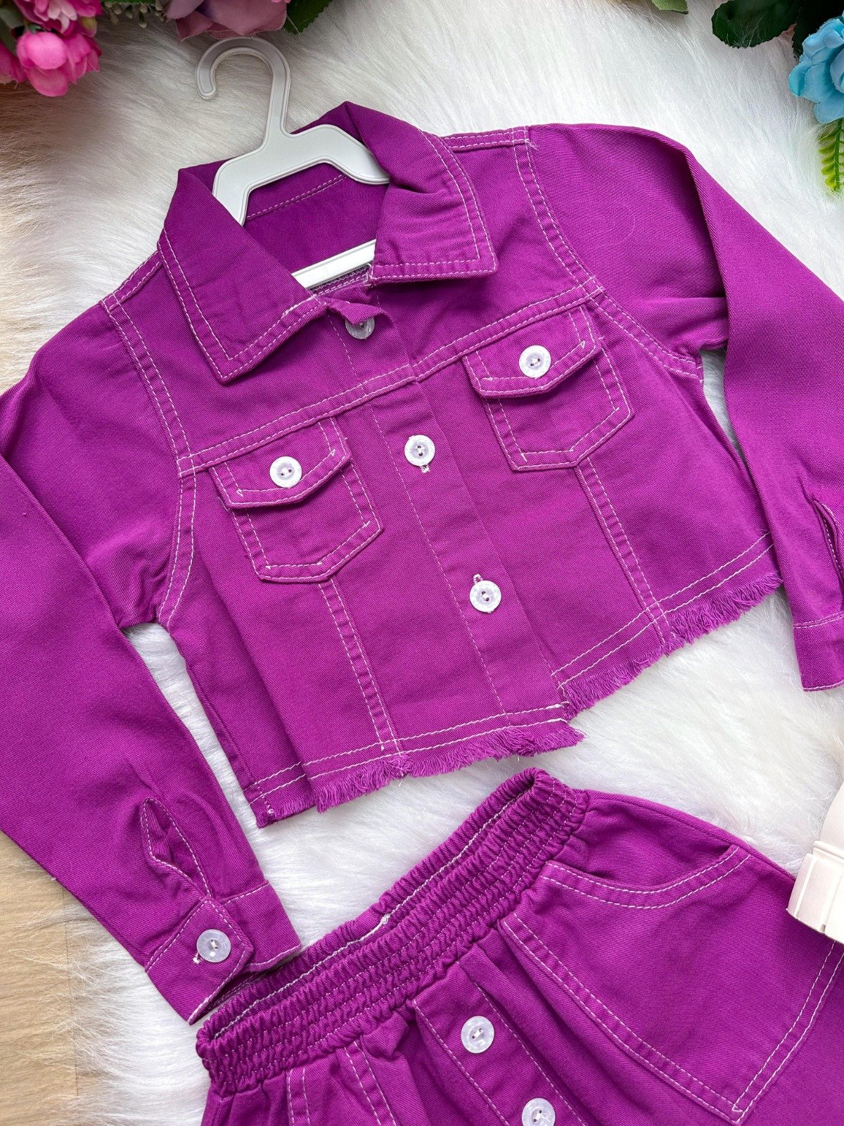 Conjunto Blogueirinha Inverno Mavi Jeans Violeta - Imagem 2