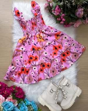 Vestido Ysa Kids Infanto/Juvenil Modinha Rafaela