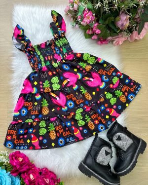 Vestido Ysa Kids Infanto/Juvenil Modinha Daiane