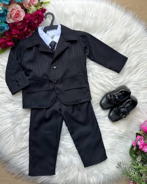 Conjunto Miss Cherry Social Terno – Blaizer Listrado e