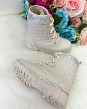 Bota/Coturno Nilqi Marilia Cano Baixo Off Brilho