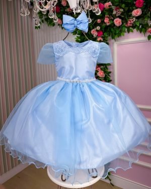 Vestido Marie Azul Bebe Carina