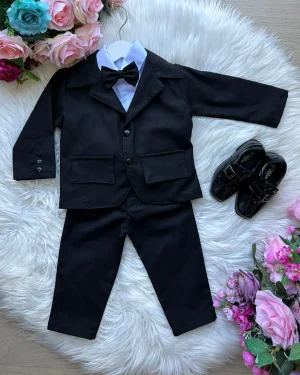 Conjunto Social Miss Cherry Jorge Terno Preto