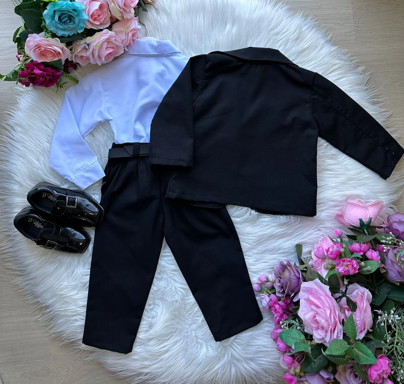 Conjunto Social Miss Cherry Jorge Terno Preto - Imagem 3