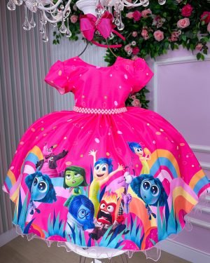 Vestido Tematicos Ysa Kids Divertidamente Pink