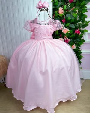 Vestido Giovanella/Giovanela Mariza Longo Rosa Bebe