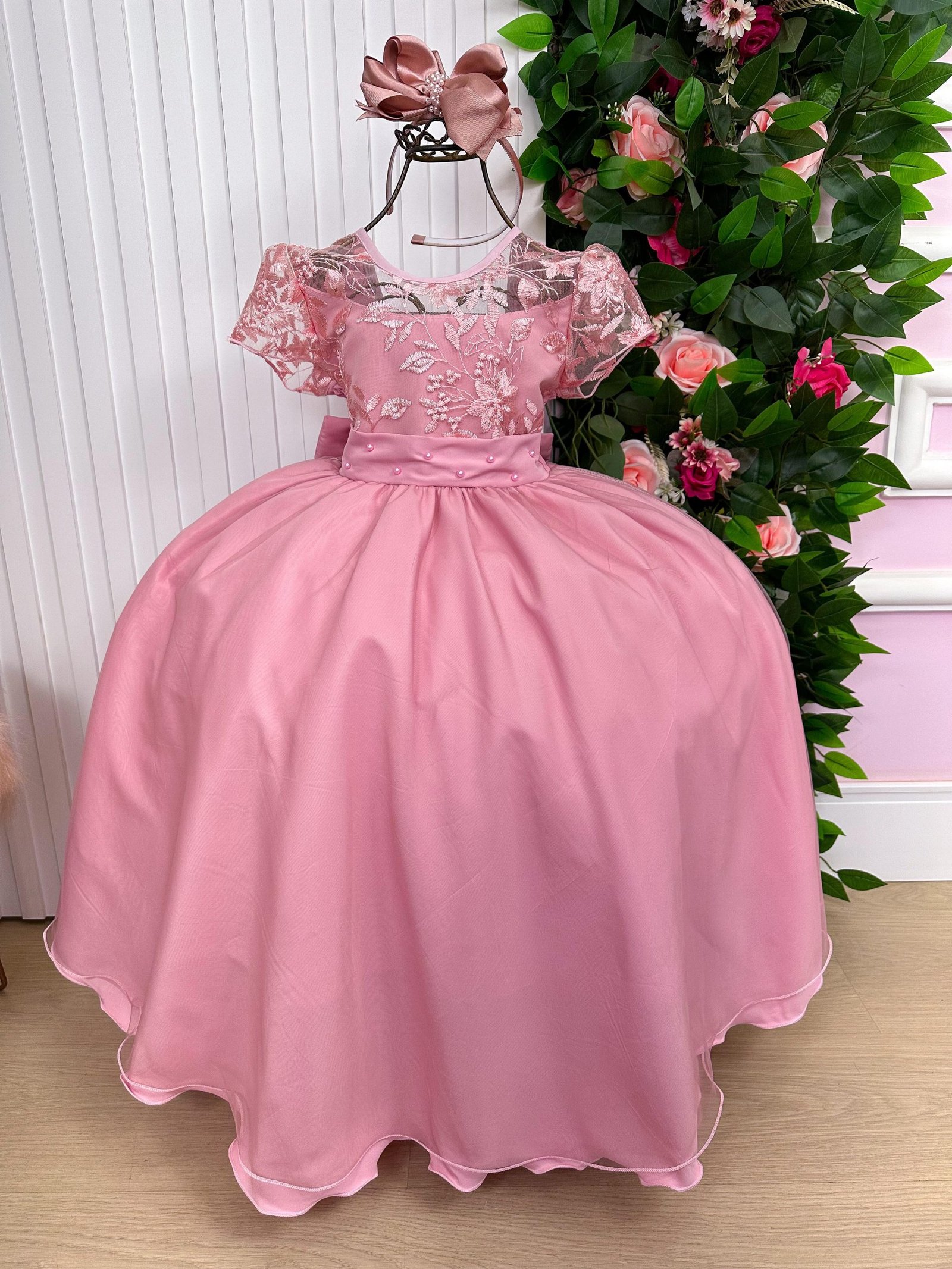 Vestido Giovanella/Giovanela Mariza Longo Rose
