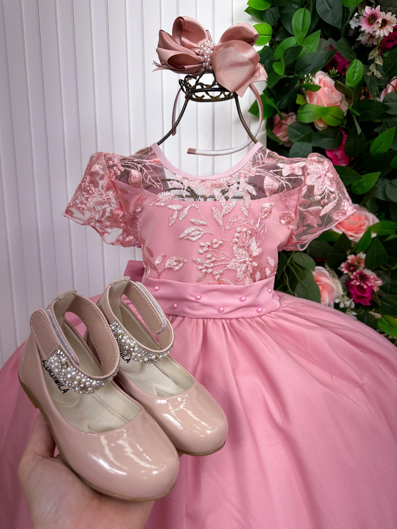 Vestido Giovanella/Giovanela Mariza Longo Rose - Imagem 3