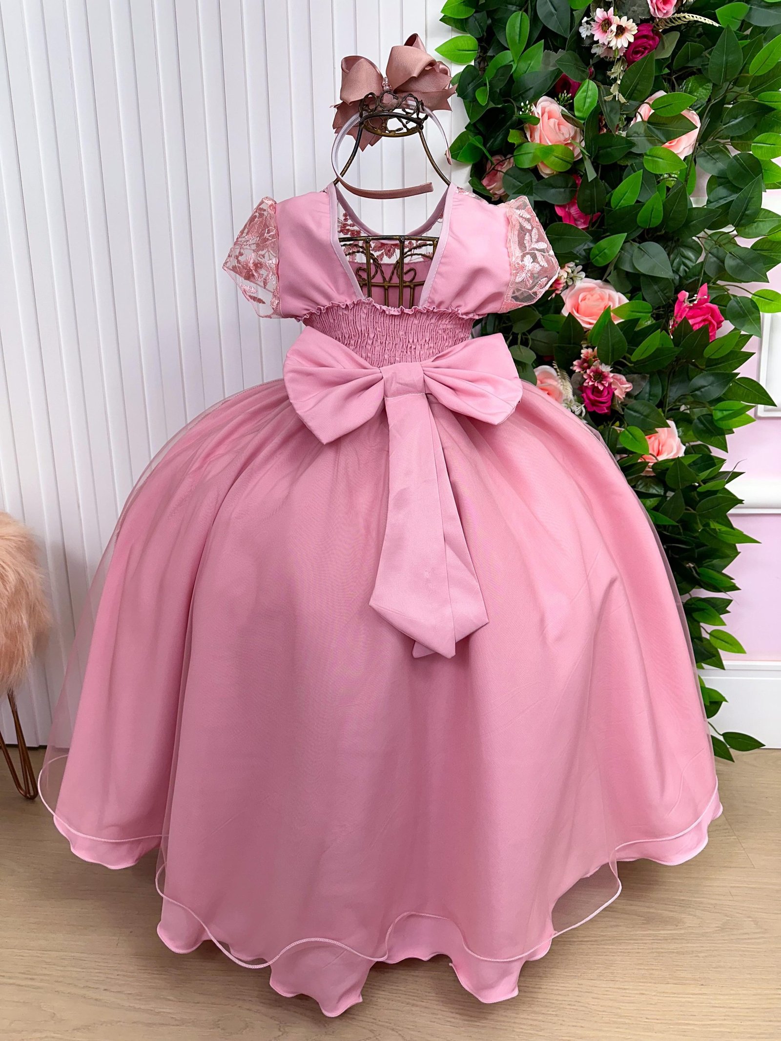 Vestido Giovanella/Giovanela Mariza Longo Rose - Imagem 4