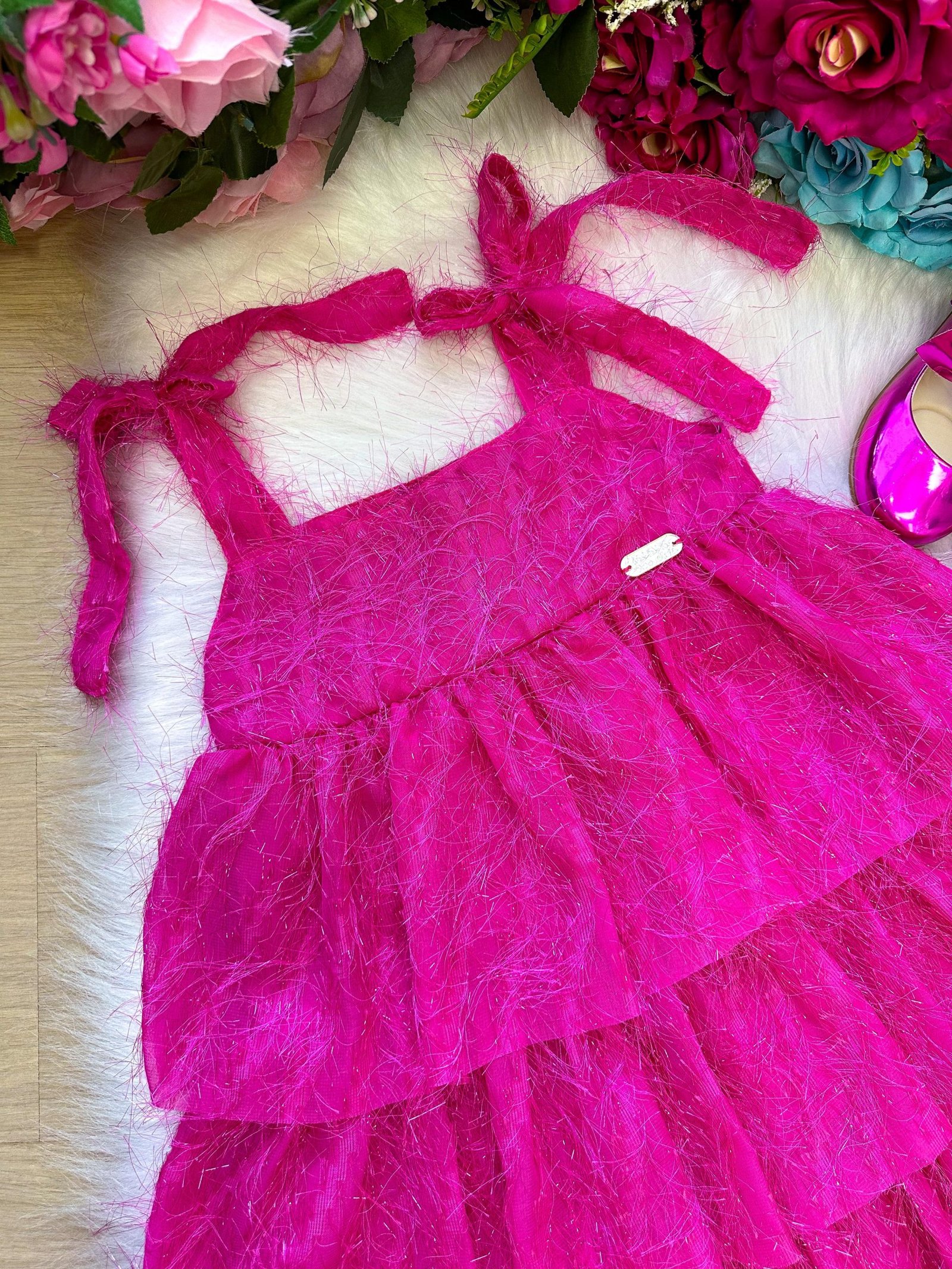 Vestido Banana Club Vitoria Pink - Imagem 4