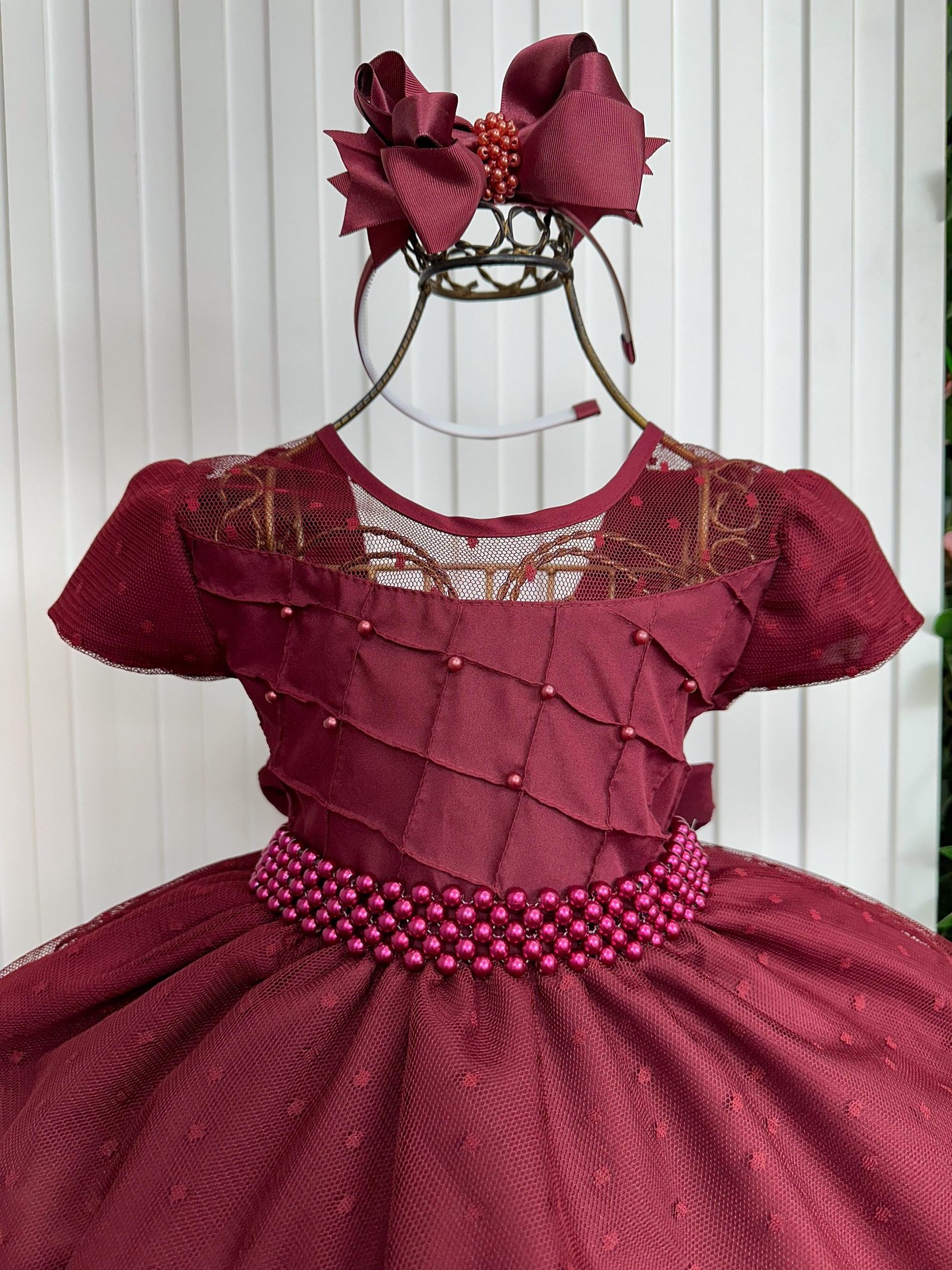 Vestido Giovanella/Giovanela Sonia Longo Marsala - Imagem 2
