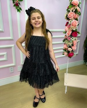 Vestido Banana Club Vitoria Preto