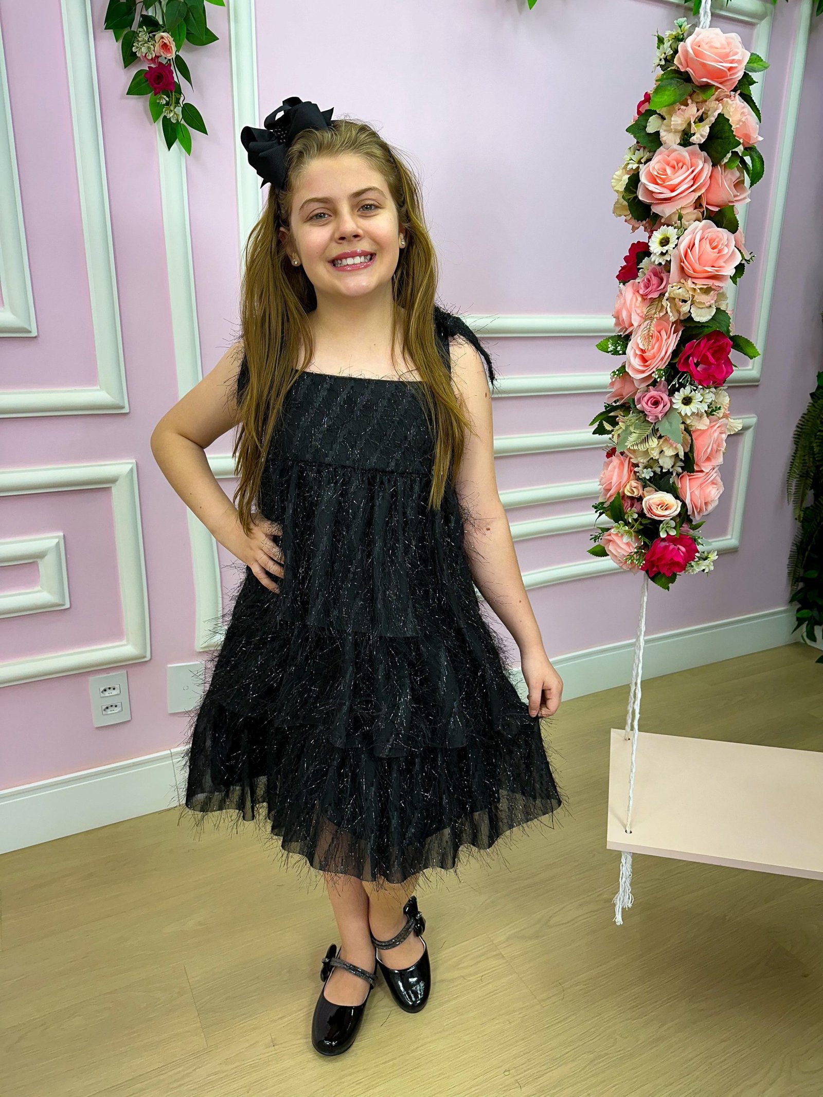 Vestido Banana Club Vitoria Preto