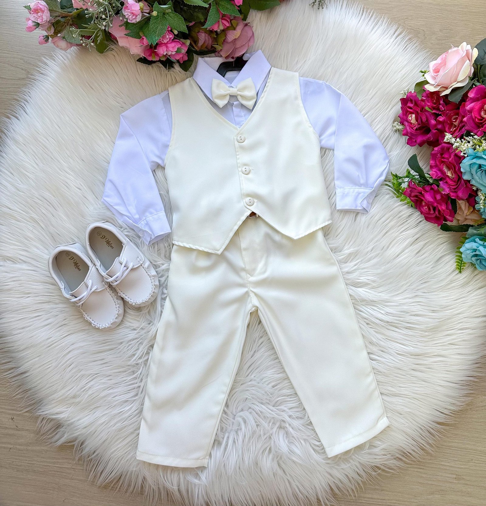 Conjunto Miss Cherry Social Colete Levi Off