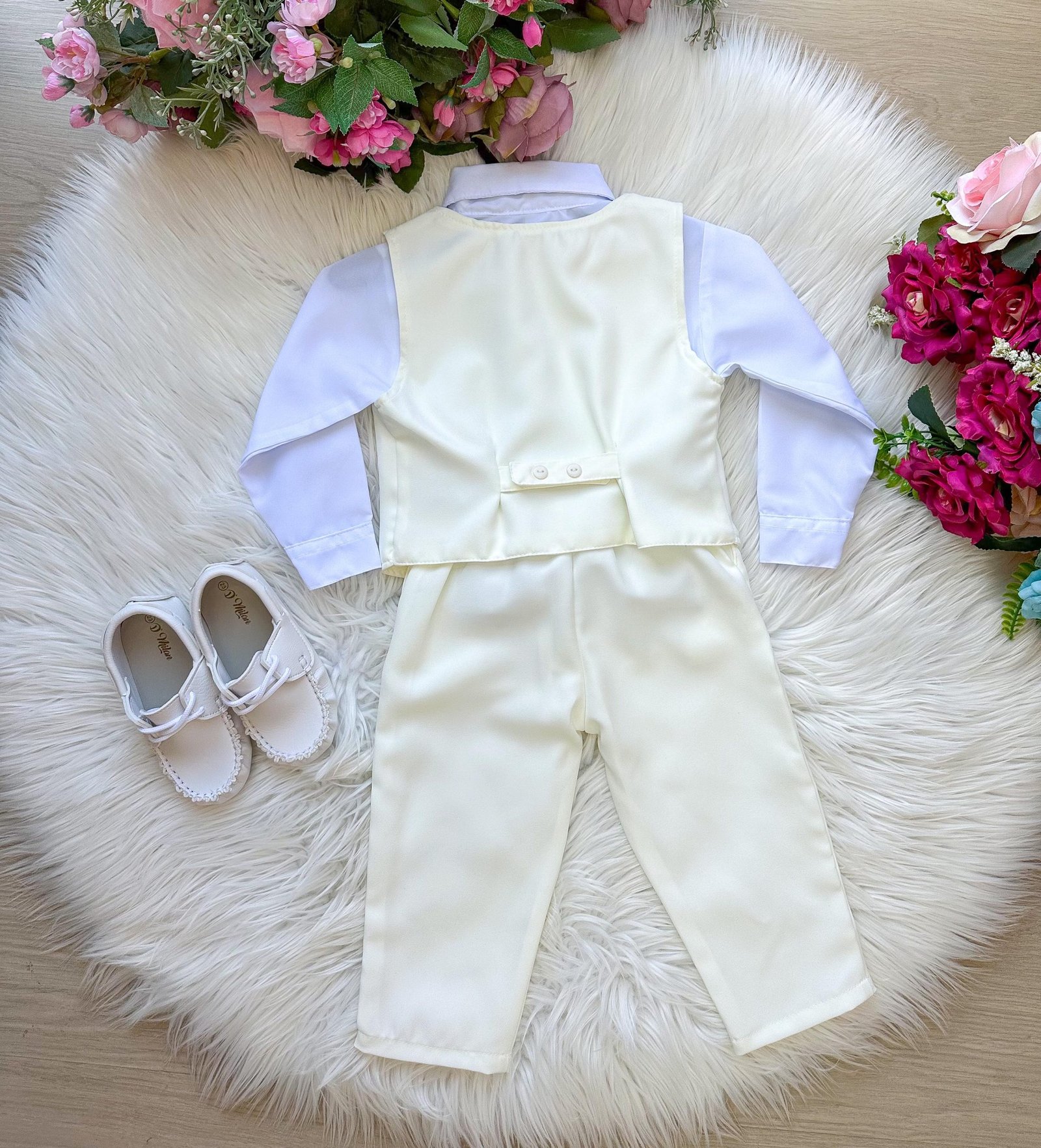 Conjunto Miss Cherry Social Colete Levi Off - Imagem 2