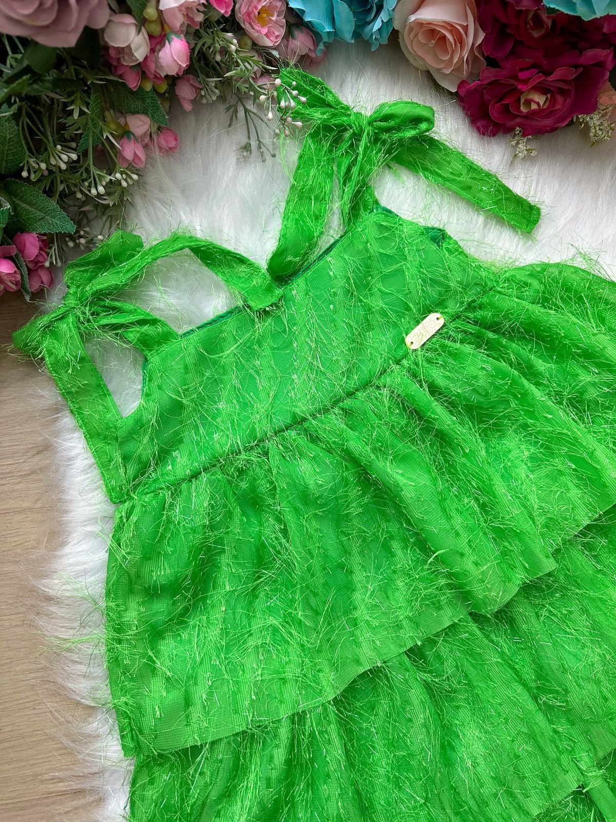 Vestido Banana Club Vitoria Verde - Imagem 2