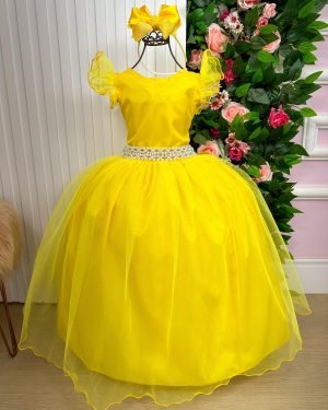 Vestido Marie Longo Amanda Amarelo