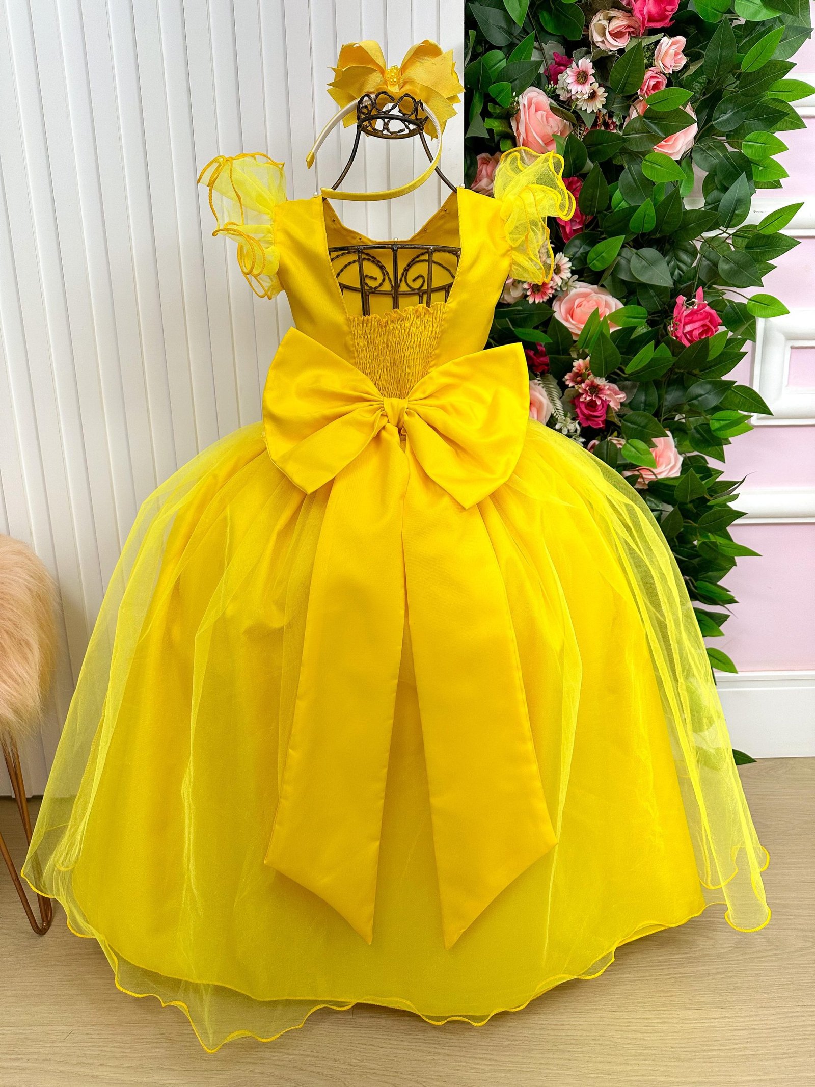 Vestido Marie Longo Amanda Amarelo - Imagem 4