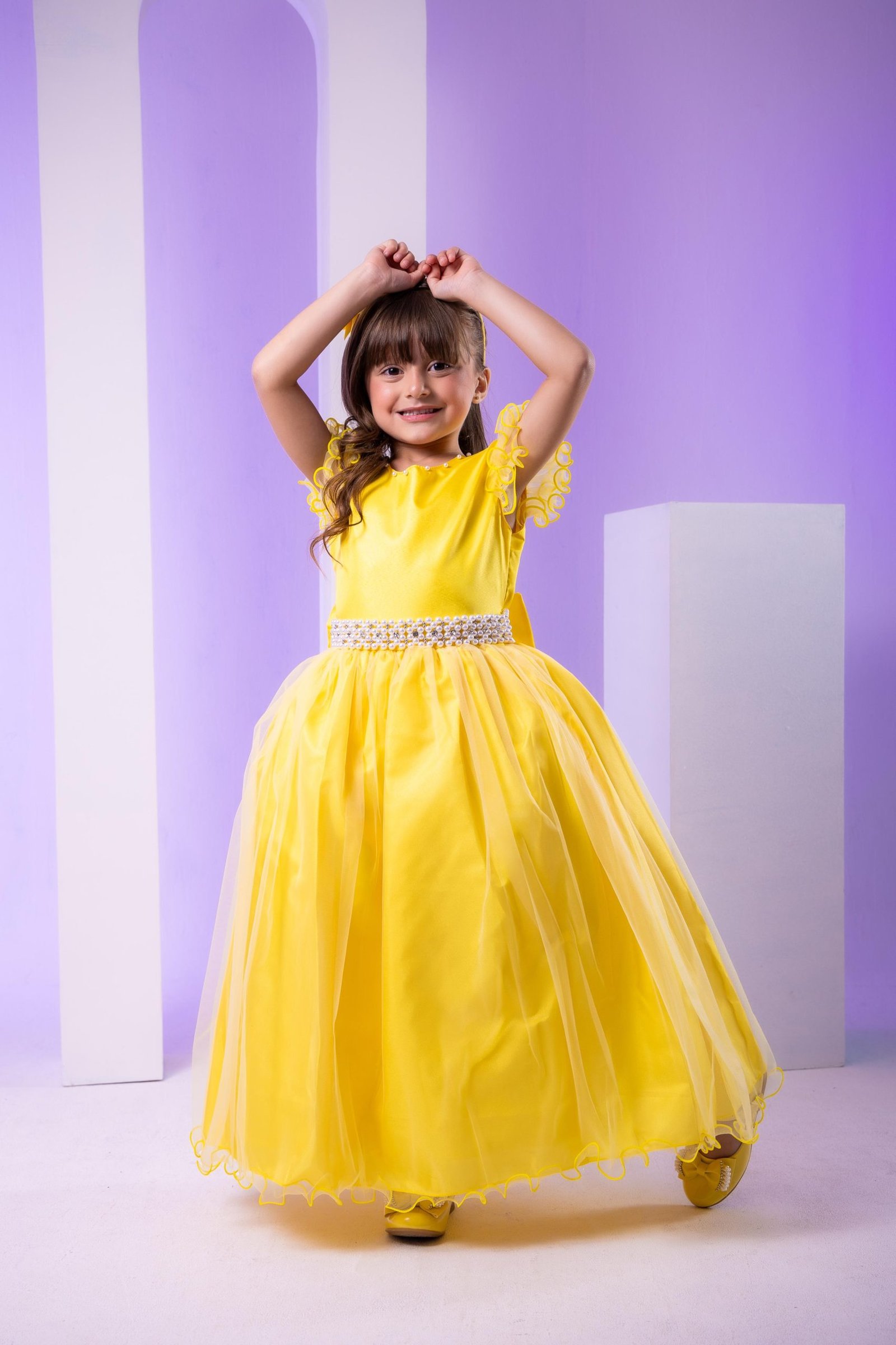 Vestido Marie Longo Amanda Amarelo - Imagem 5