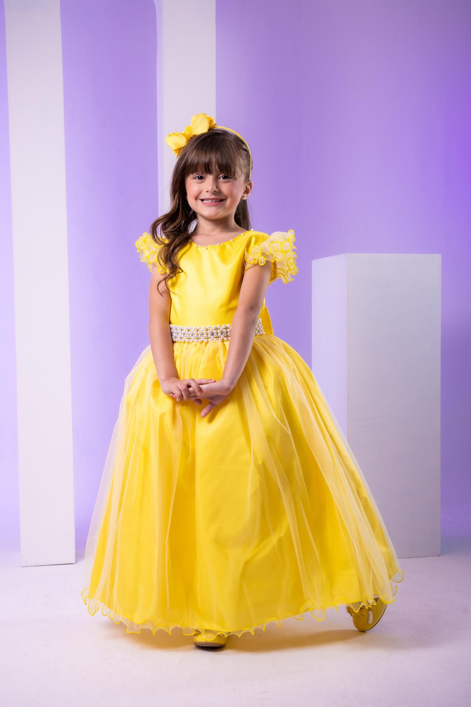 Vestido Marie Longo Amanda Amarelo - Imagem 6