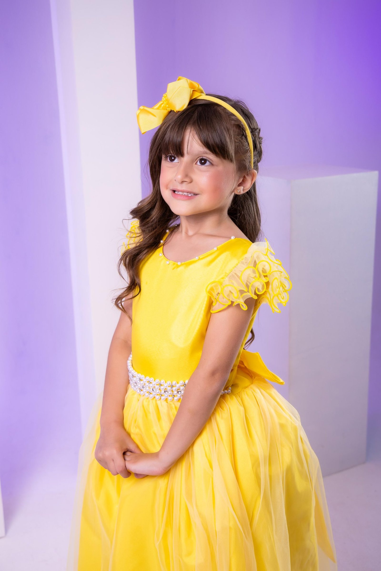 Vestido Marie Longo Amanda Amarelo - Imagem 7