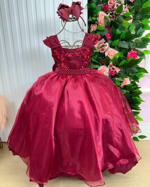 Vestido Giovanella/Giovanela Longo Clarisse Marsala