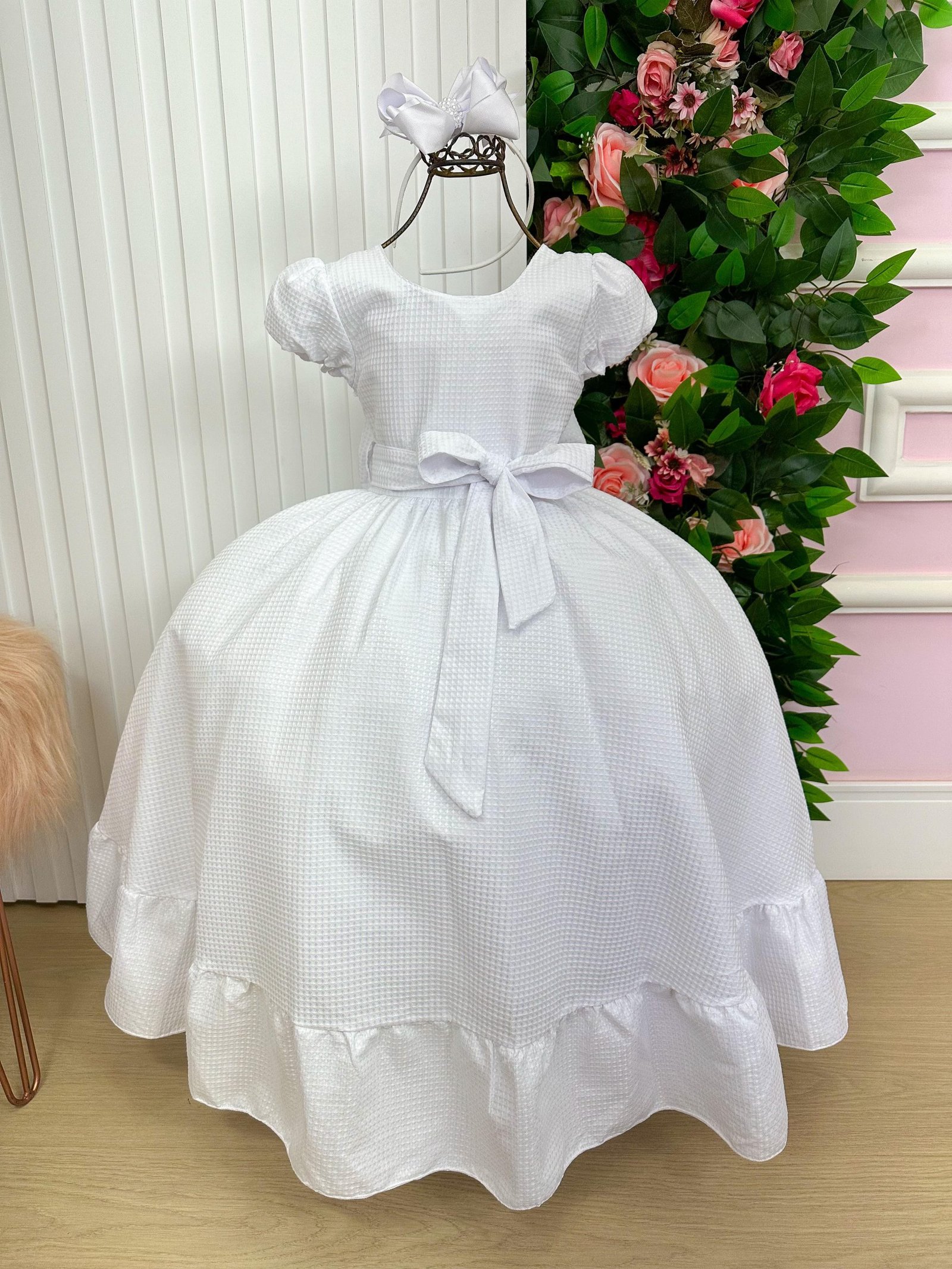 Vestido Giovanella/Giovanela Longo Duda Branco
