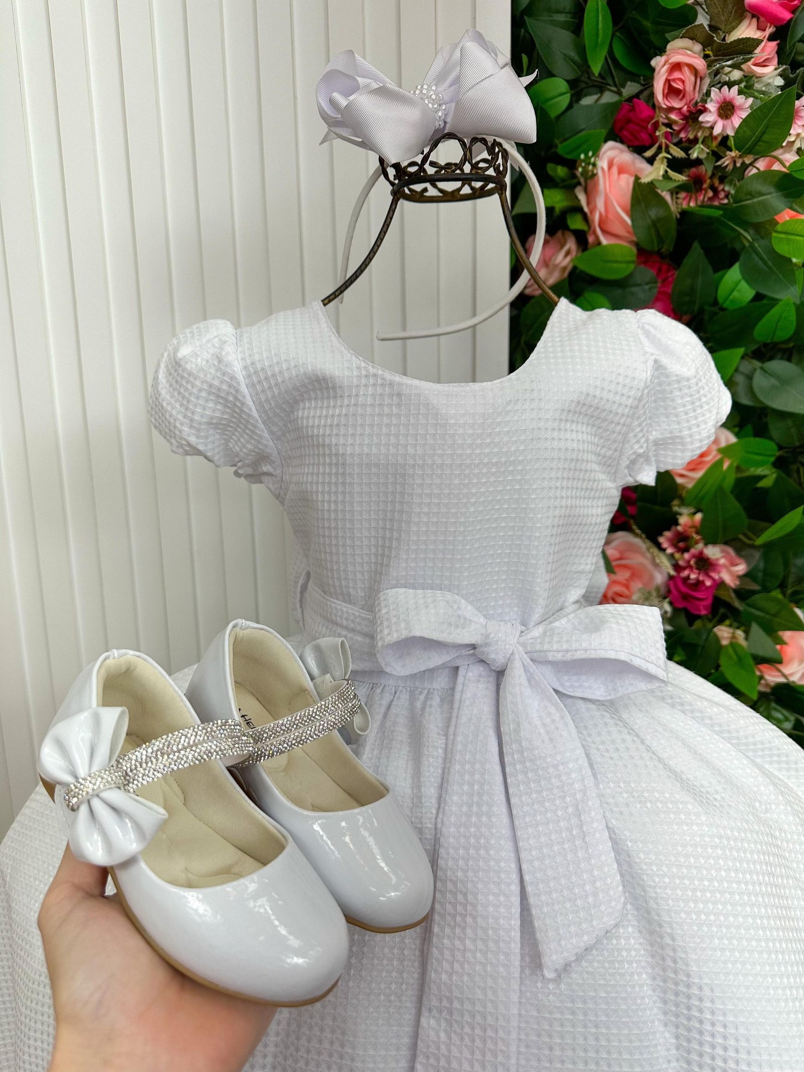 Vestido Giovanella/Giovanela Longo Duda Branco - Imagem 3