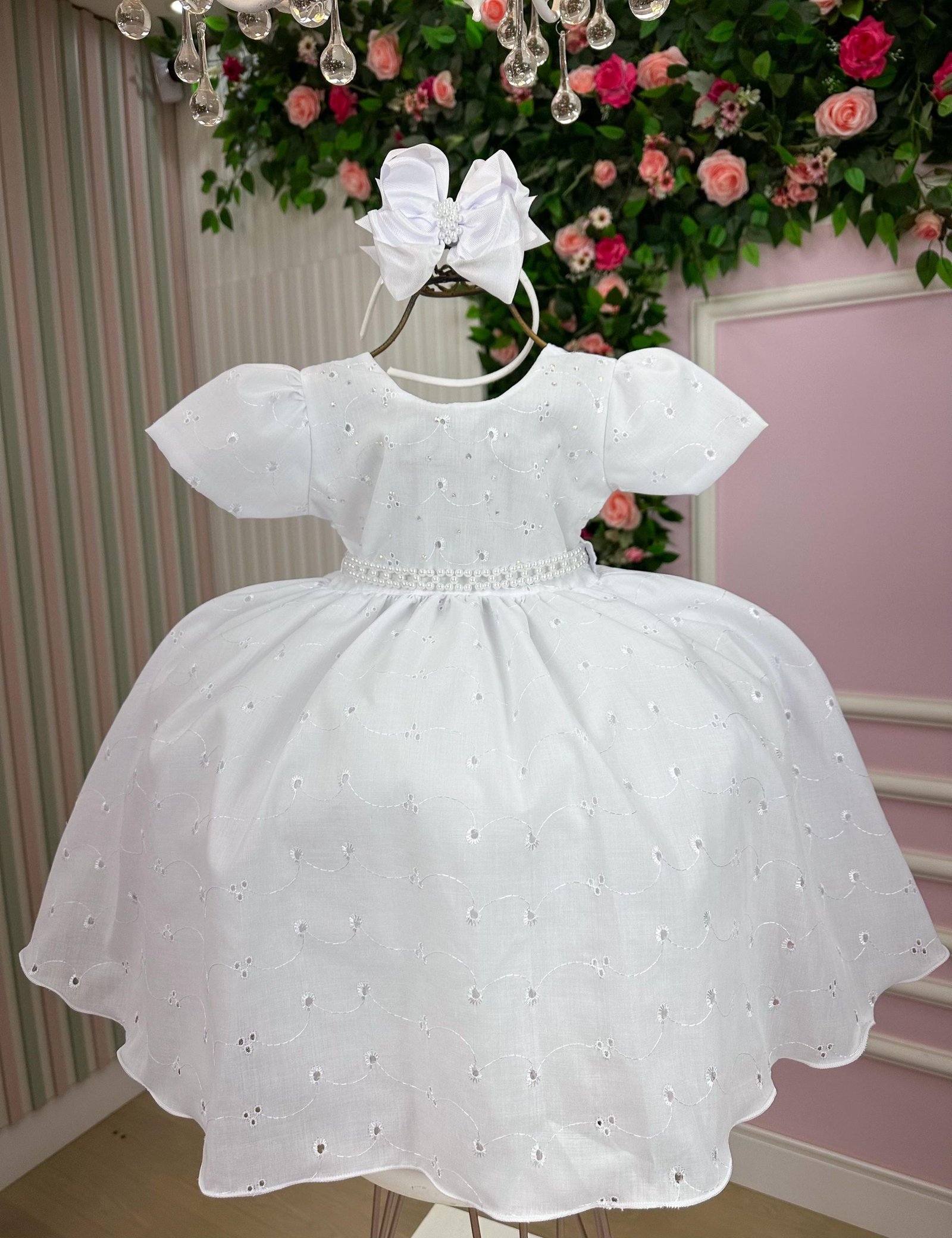 Vestido Miss Cherry Cristal Lese - Laise Branco