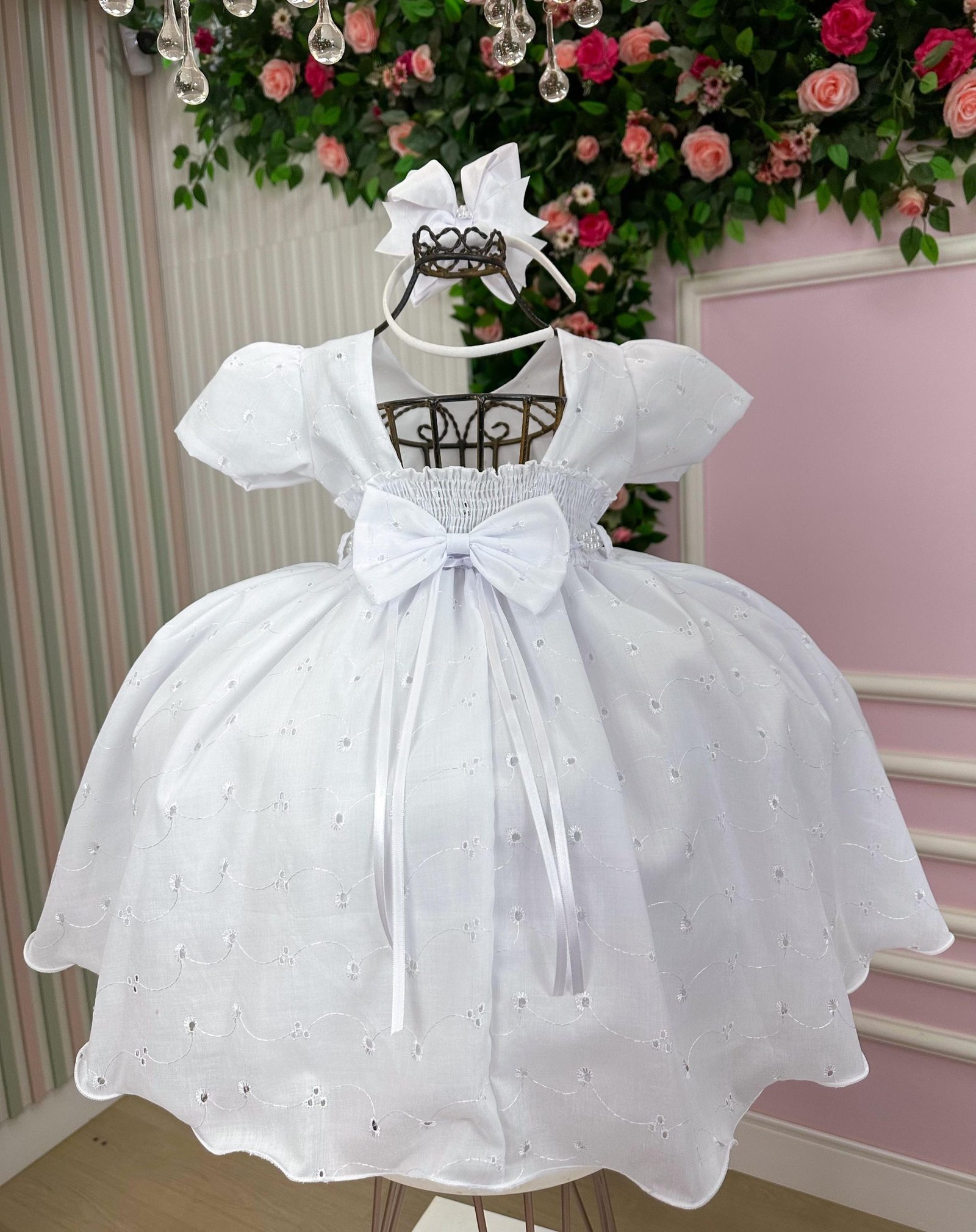 Vestido Miss Cherry Cristal Lese - Laise Branco - Imagem 4
