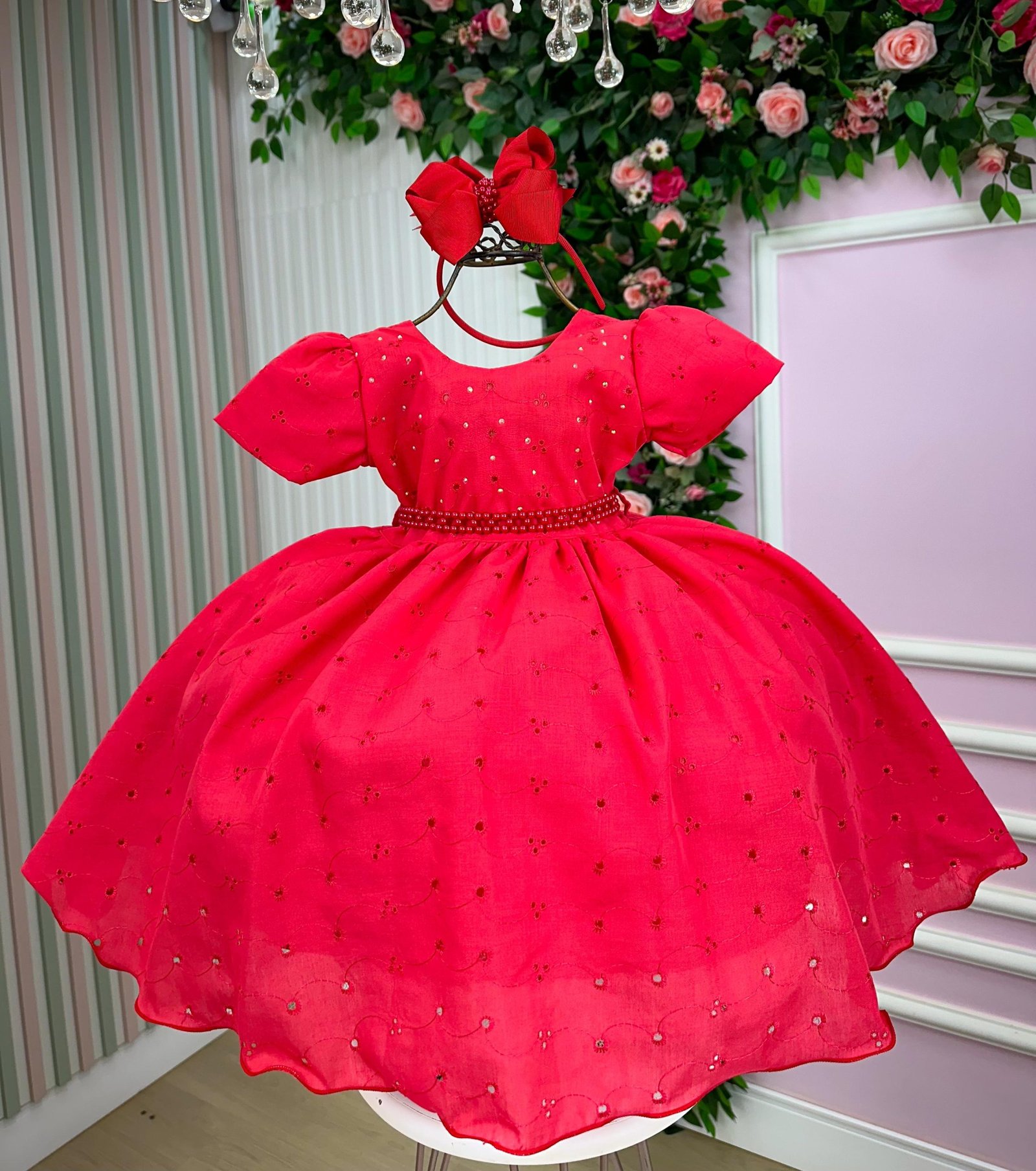 Vestido Miss Cherry Cristal Lese - Laise Vermelho