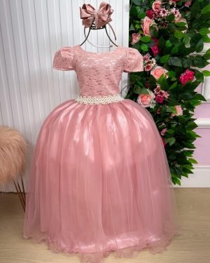 Vestido Enjoy Longo Laura Rose Rendado