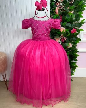 Vestido Enjoy Longo Gabriela Pink
