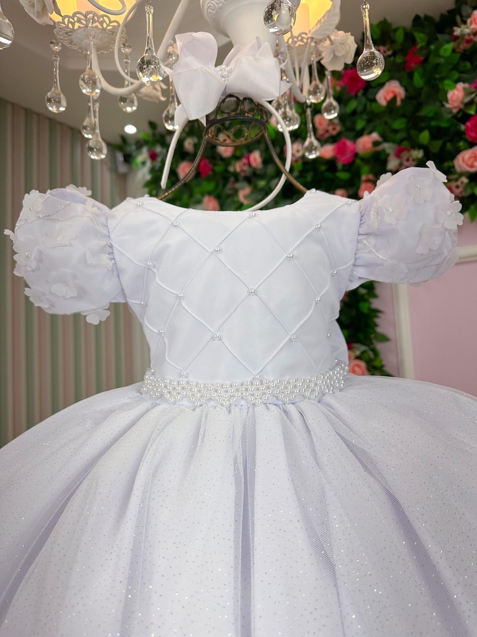 Vestido Bella Child Veronica Branco - Imagem 3