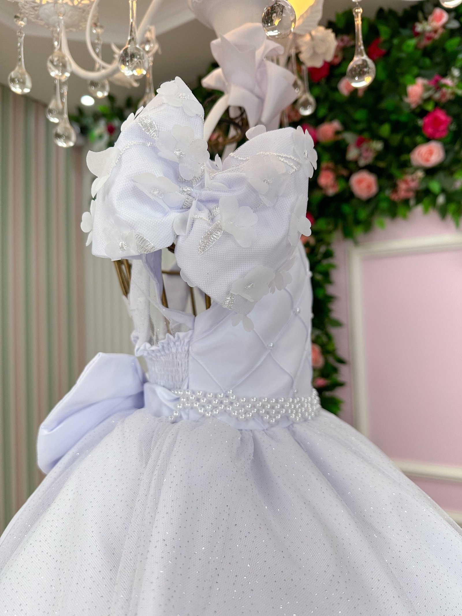 Vestido Bella Child Veronica Branco - Imagem 5