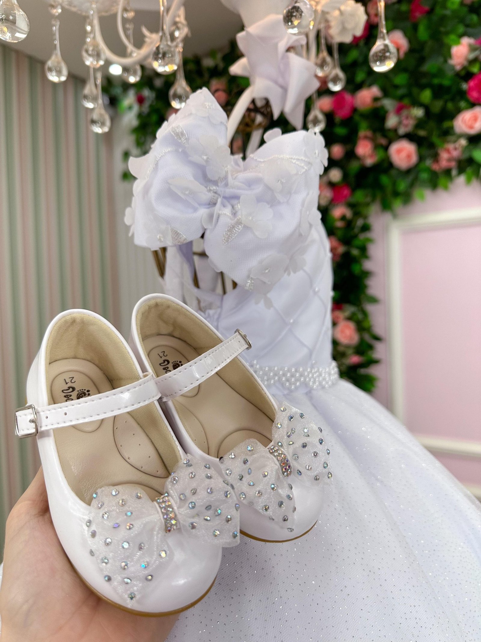 Vestido Bella Child Veronica Branco - Imagem 6