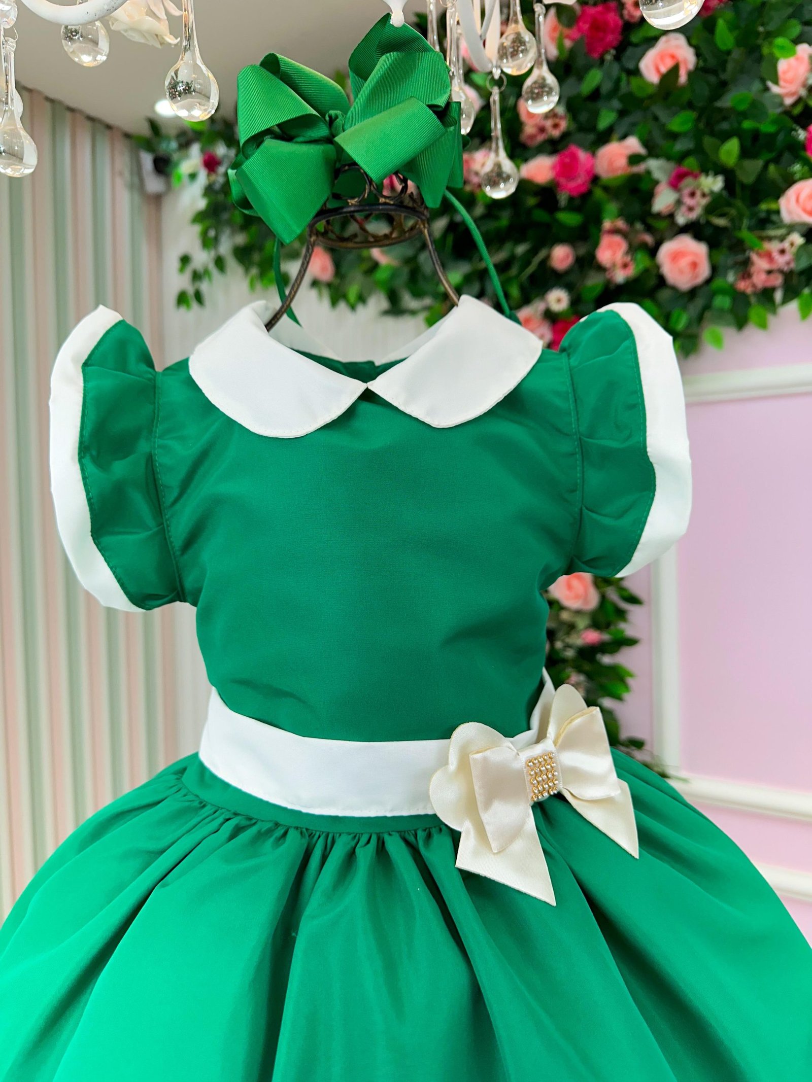 Vestido Blogueirinha Camile Verde - Natal - Imagem 6