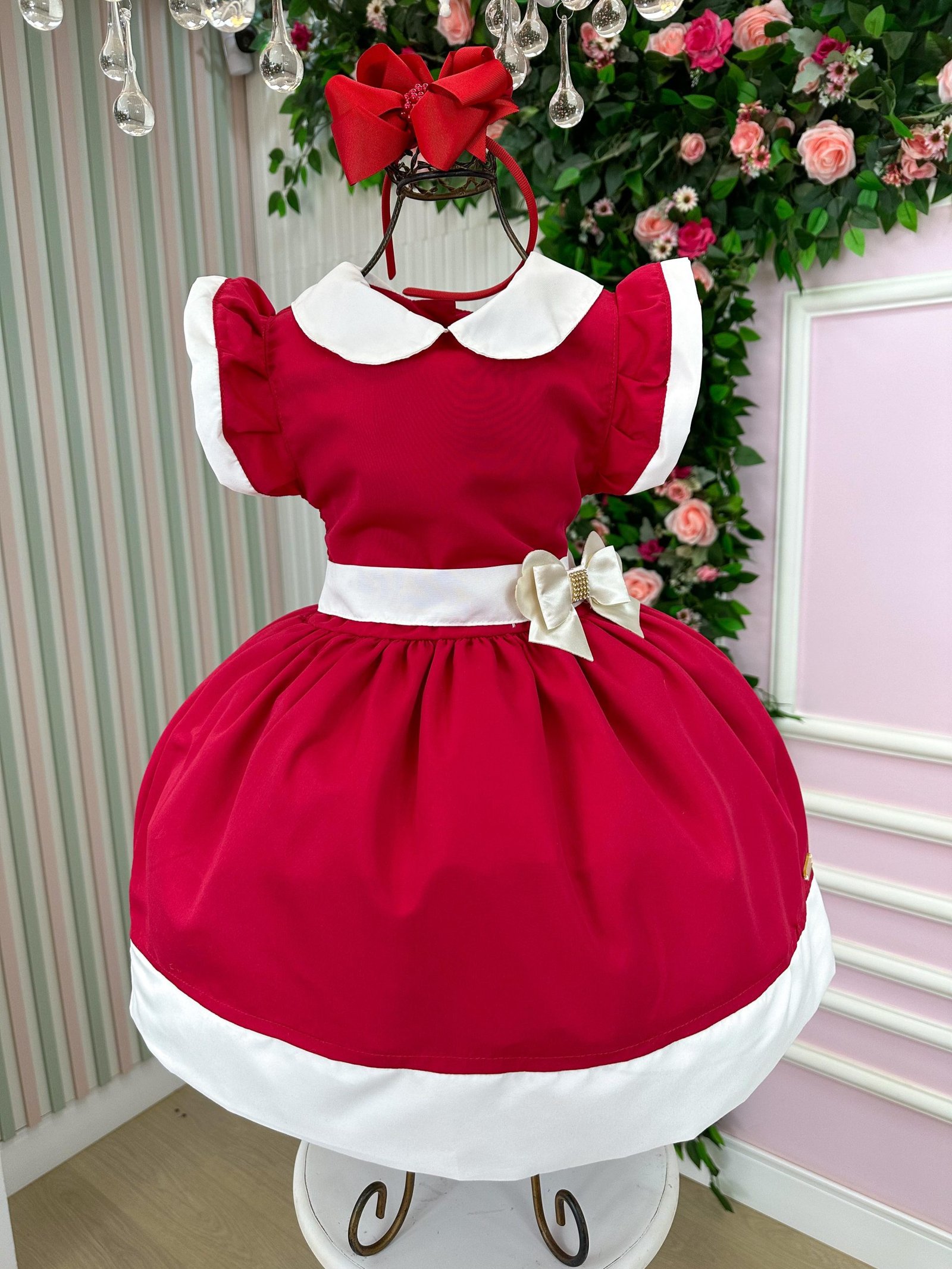 Vestido Blogueirinha Camile Vermelho - Natal - Imagem 5