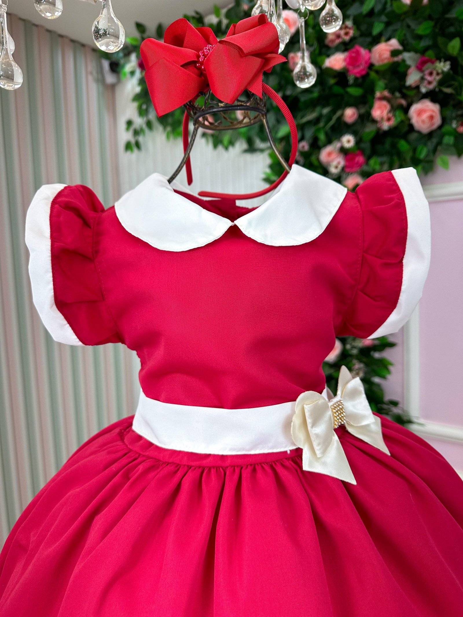 Vestido Blogueirinha Camile Vermelho - Natal - Imagem 6