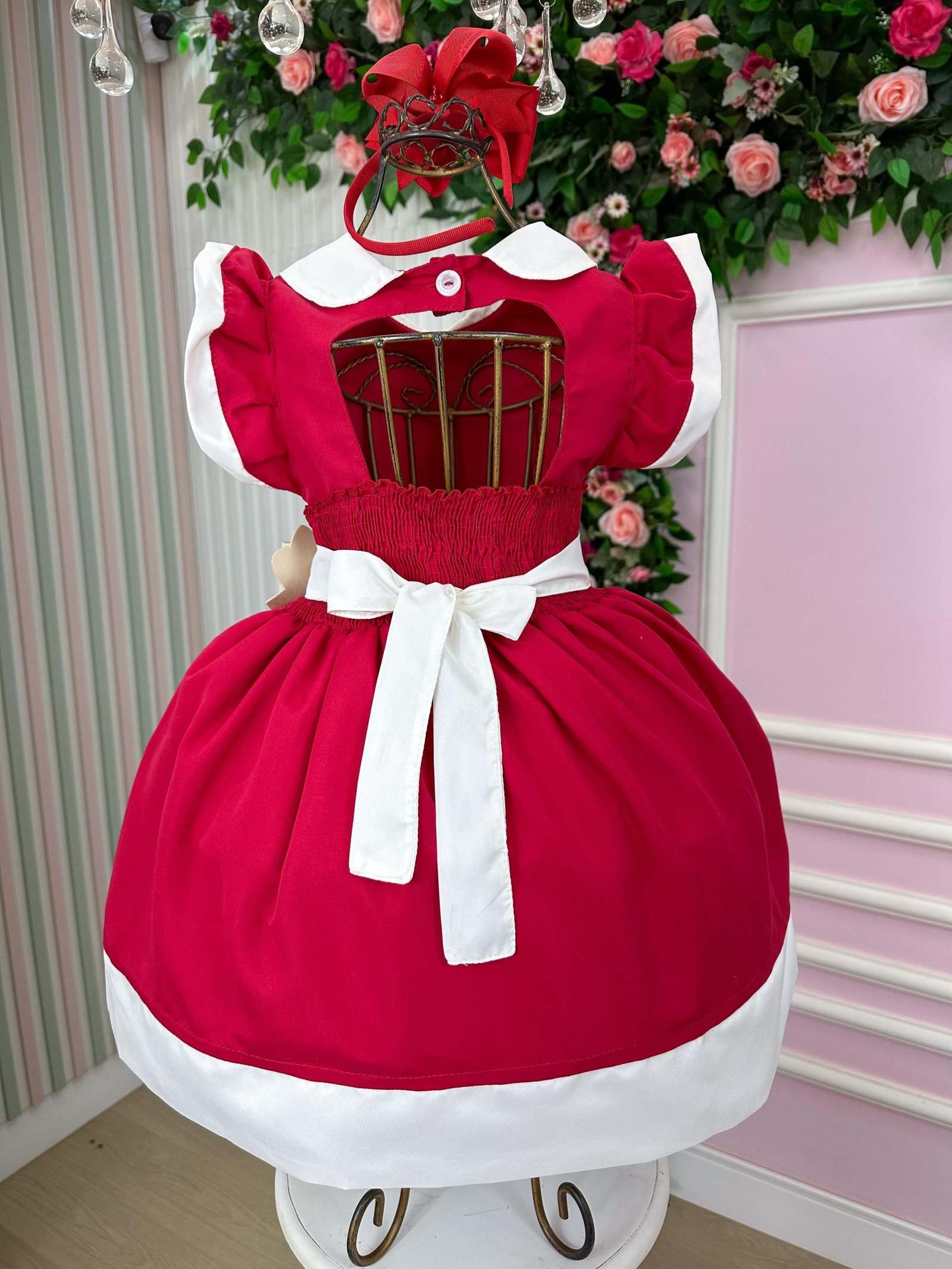 Vestido Blogueirinha Camile Vermelho - Natal - Imagem 9