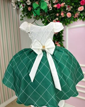 Vestido Banana Club Jamile Saia Verde