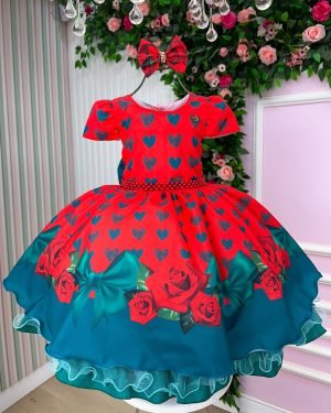 Vestido Mimadine Melissa Natal Vermelho